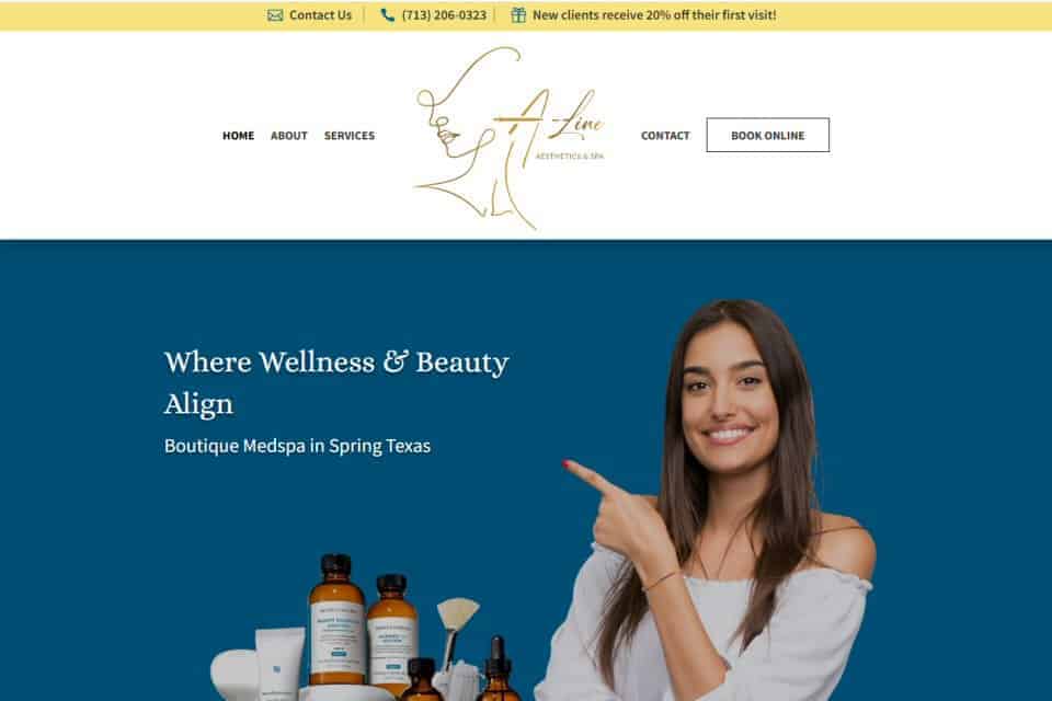 A-Line Aesthetics & Spa by T-Shirt Memory Quilts